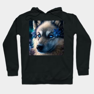 Dazzling Wolfdog Puppy Hoodie